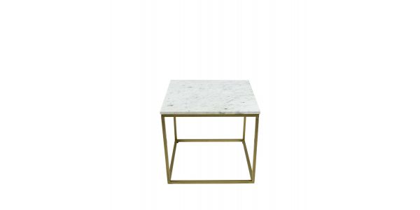 Kick Beistelltisch Marble - Weiß