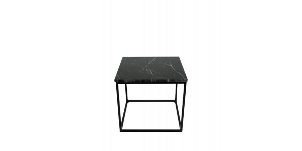 Kick Beistelltisch Marble - Schwarz