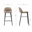 Kick Barhocker Joel - Beige