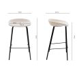 Kick Barhocker Riga - 70cm - Champagner