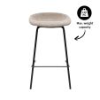 Kick Barhocker Riga - 70cm - Taupe