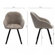 Kick Drehstuhl Olof - Taupe