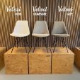 Kick Schalenstuhl Velvet - Champagner - Champagner
