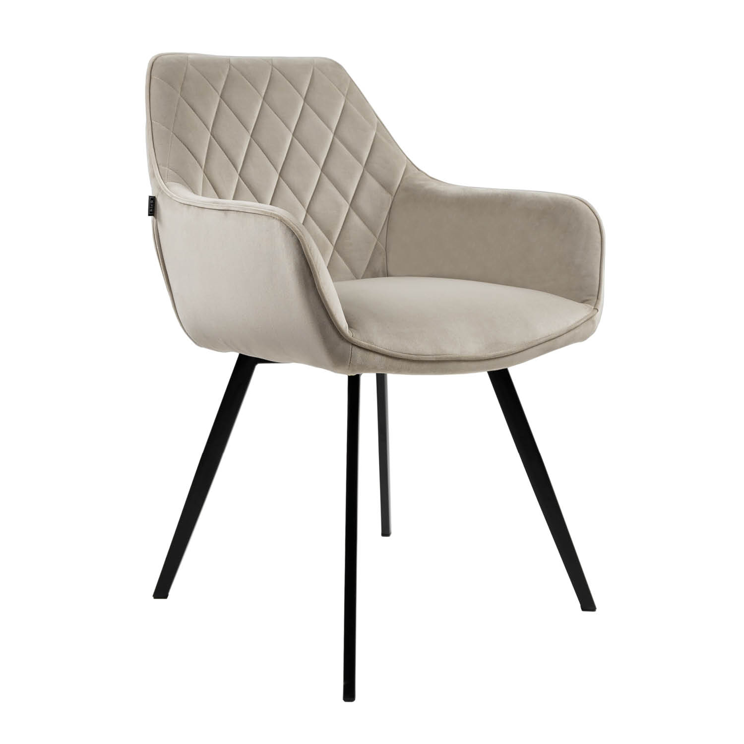 Kick Collection Kick Esszimmerstuhl Karl Velvet - Champagner