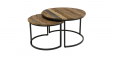 Kick salontafel set - Kira Zwart Frame