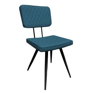 Kick eetkamerstoel Max - Blauw
