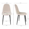 Kick Esszimmerstuhl Mee - Beige