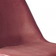 Kick Schalenstuhl Velvet – Rosa