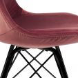 Kick Schalenstuhl Velvet – Rosa