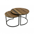 Kick salontafel set - Kira Zwart Frame