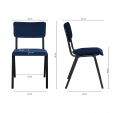 Kick schoolstoel Cas - Donkerblauw