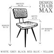 Kick eetkamerstoel Max Blauw